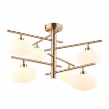Fiorenzo lampa wisząca mosiądz 6x25W